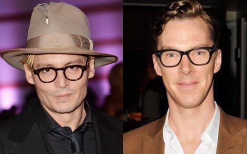 Johnny Depp y Benedict Cumberbatch por & # 034 Misa-Negro 