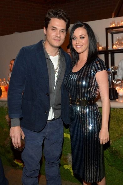 John Mayer y Katy Perry en el 2014 de Hollywood Stands Up to Cancer Evento.