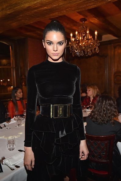 Kendall Jenner en el Balmain Aftershow Cena durante la Paris Fashion Week Moda Otoño / Invierno 2015/2016.