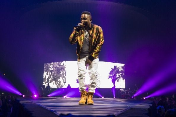 Kendrick Lamar en el Tour yeezus en 2013.