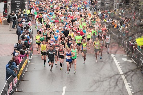 Los corredores de maratón