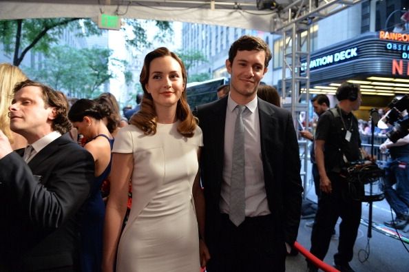 Leighton Meester y Adam Brody en el 2014 los Premios Tony.