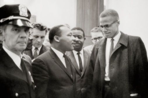 Malcolm X y Martin Luther King