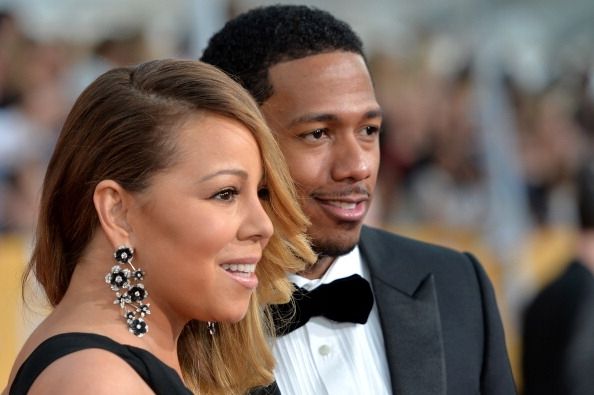 Mariah Carey y Nick Cannon en los 20 de Actores Premios del Sindicato de