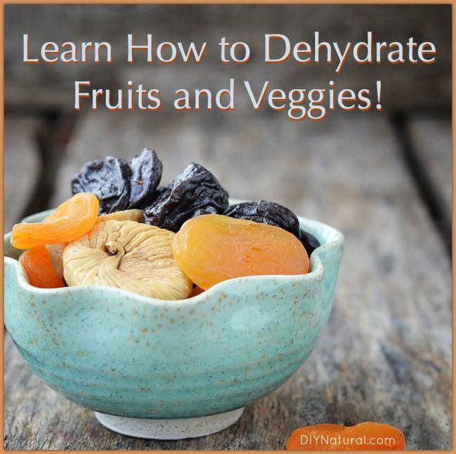 Métodos de secado (deshidratación) frutas y verduras