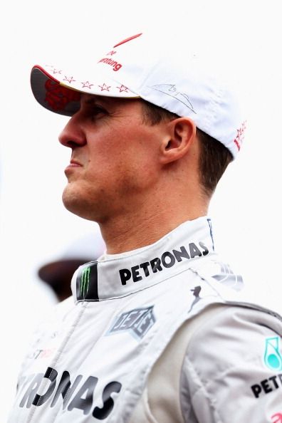 Michael Schumacher en el 2012 Gran Premio de F1 de Brasil.