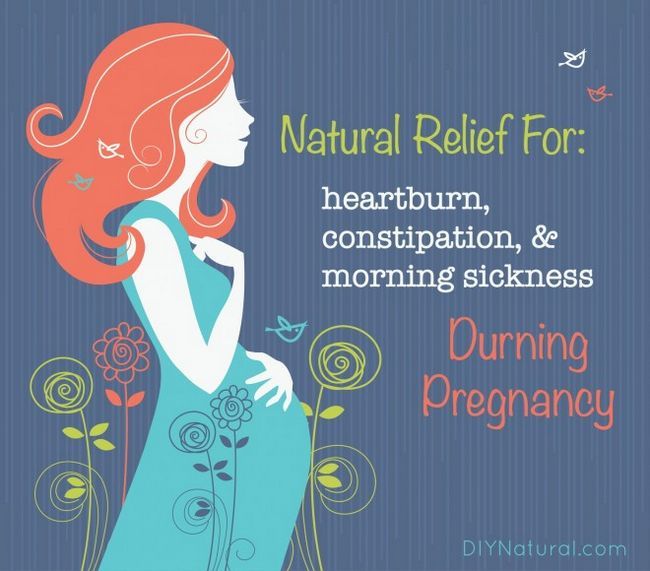 Alivio natural para la acidez estomacal y más problemas de embarazo