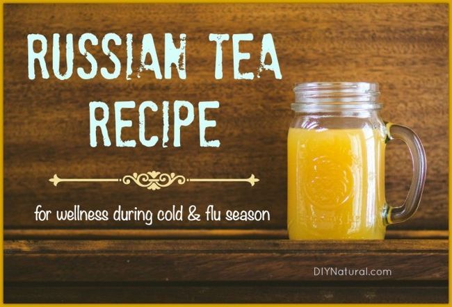Receta de té de Rusia para su uso durante la temporada de resfriados y gripe
