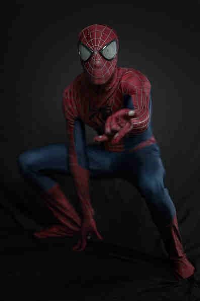 Cosplayer Spider-Man en el 2014 New York Comic Con.