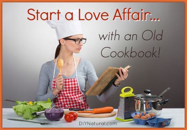 Iniciar una relación amorosa con recetas y libros de cocina antiguos