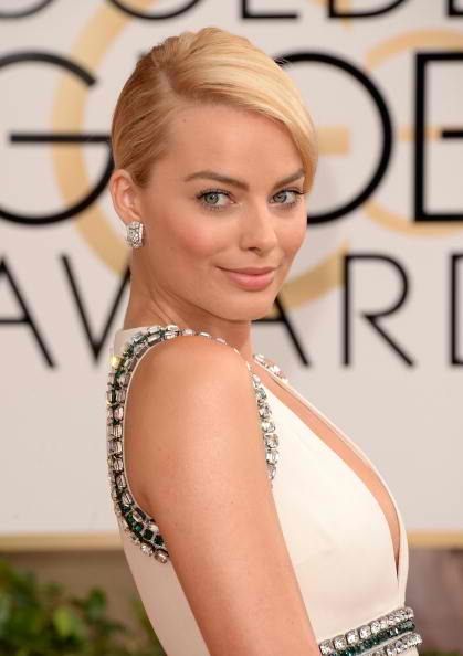 Margot Robbie en la 71ª Golden Globe Awards anual.