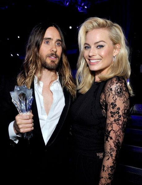 Jared Leto y Margot Robbie a los críticos anuales 19` Choice Movie Awards.