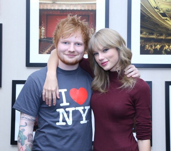 Taylor Swift y Ed Sheeran en el Madison Square Garden Arena