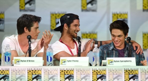 & # 034-Teen Wolf & # 034- miembros del reparto Dylan O`Brien, Tyler Posey, Dylan Sprayberry