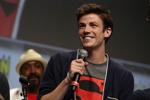 Grant Gustin en el 2014 San Diego Comic-Con International.