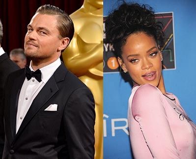 Leonardo Dicaprio y Rihanna