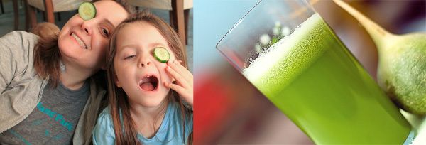 beneficios de pepino para los ojos