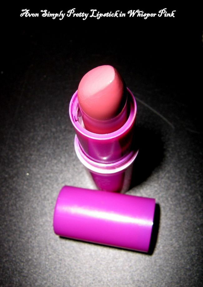 Avon Simplemente bonito del lápiz labial en`Whisper Pink`