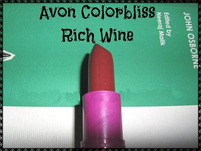 Avon colorbliss vino rico para makup