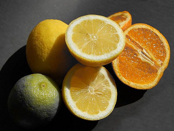 frutas para la piel