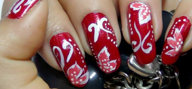 2 Tutoriales de Arte de uñas rojo increíble con pasos detallados