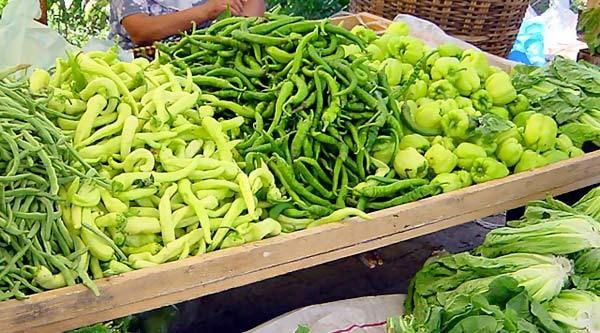 Frutas de color verde para la piel sana