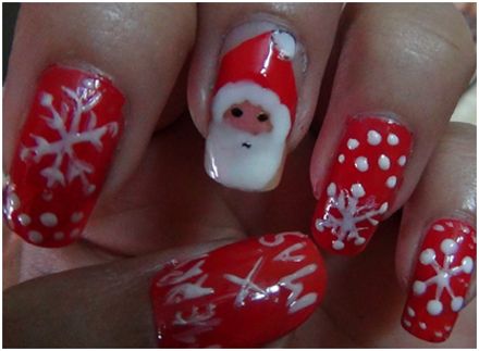 Navidad diseños de uñas