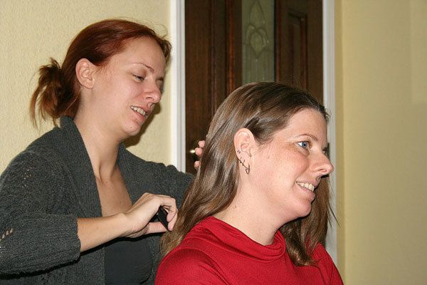 técnica de peinado correcto