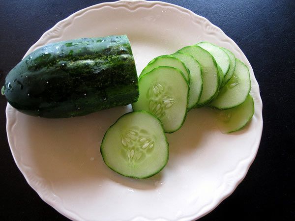 pepino para una piel sana