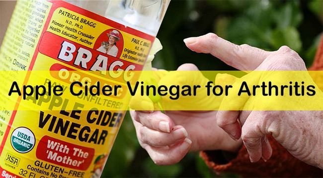 Vinagre de manzana para la artritis