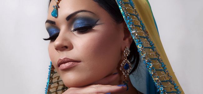 Árabe Tutorial maquillaje nupcial ojos - Con Pasos detallados e imágenes