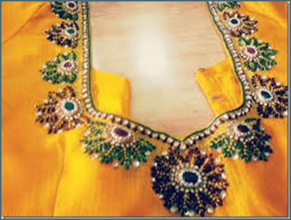 Hermosa boda sari blusa diseña colecciones