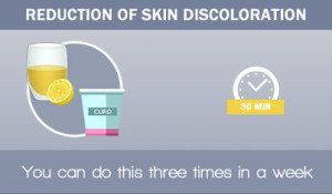 Reducción de piel decoloración