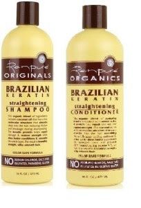 Renpure Organics brasileño queratina alisado champú y acondicionador