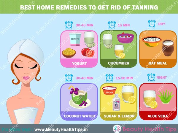 Best-hogar-remedios-a-conseguir--deshacerse de bronceado