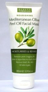 Cáscara de oliva Mediterráneo frente a la máscara facial