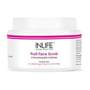 InLife Fruta Natural Exfoliante Facial (100 g) paraben Producto de mejor para los hombres, las mujeres, la piel grasa y seca