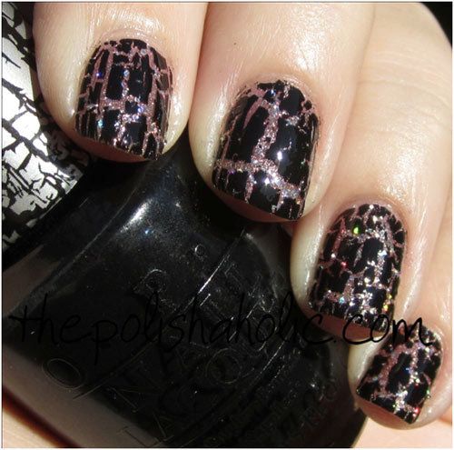 OPI añicos Negro esmalte de uñas