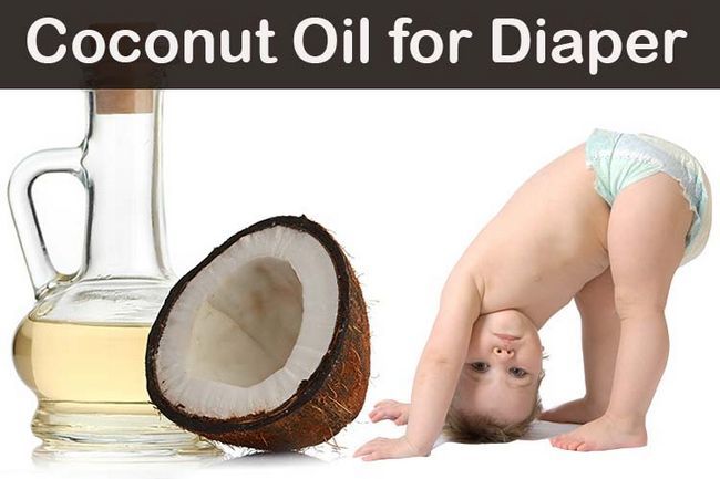 El aceite de coco para la dermatitis del pañal