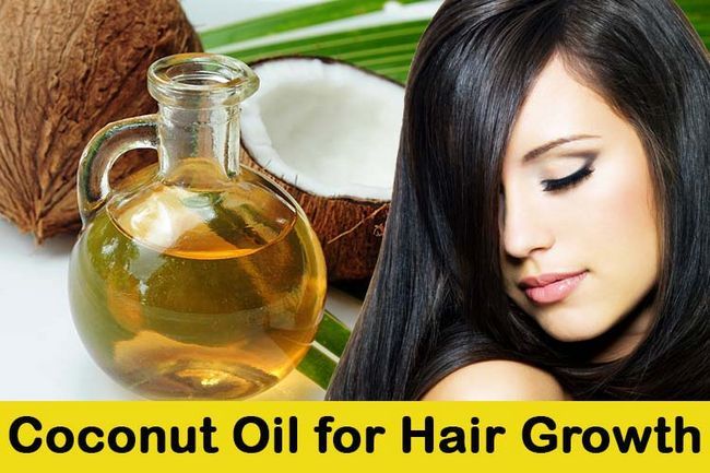 El aceite de coco para el crecimiento del cabello