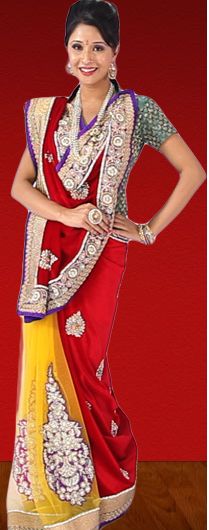 Diferentes estilos de sari drapeado
