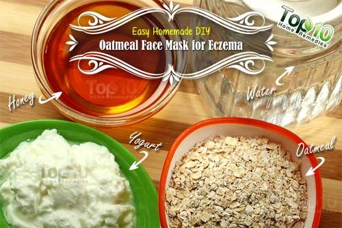 Máscara de avena DIY para los ingredientes de eczema
