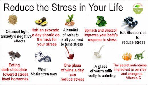 alimentos para aliviar el estrés