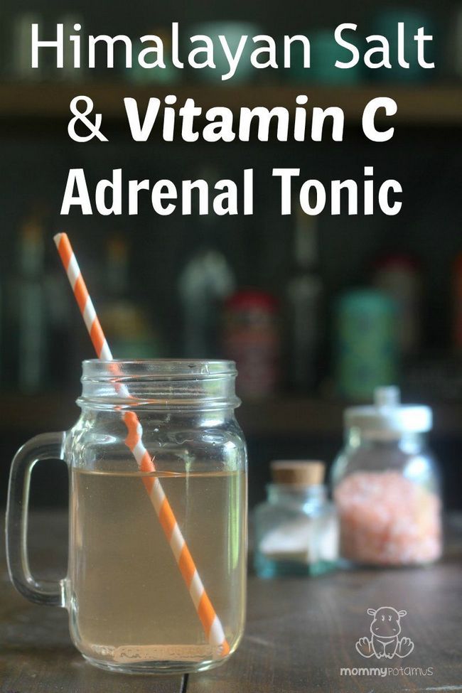 Sal del Himalaya y la vitamina C suprarrenal Tonic - Es`s so simple it can only be called an un-recipe, but this tip from Dr. Wilson`s book - Adrenal Fatigue: The 21st Century Stress Syndrome - has been SO HELPFULl for me.