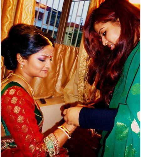 consejos de maquillaje de novia hindú
