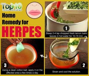bálsamo de limón remedio casero para el herpes