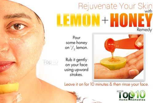 Limón y miel Remedio para el rejuvenecimiento de la piel