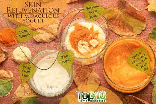 rejuvenecimiento de la piel yogur remedio casero