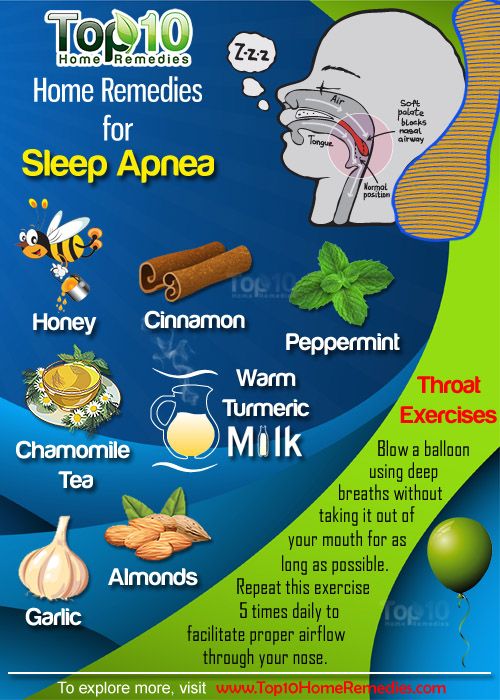 remedio casero para la apnea del sueño
