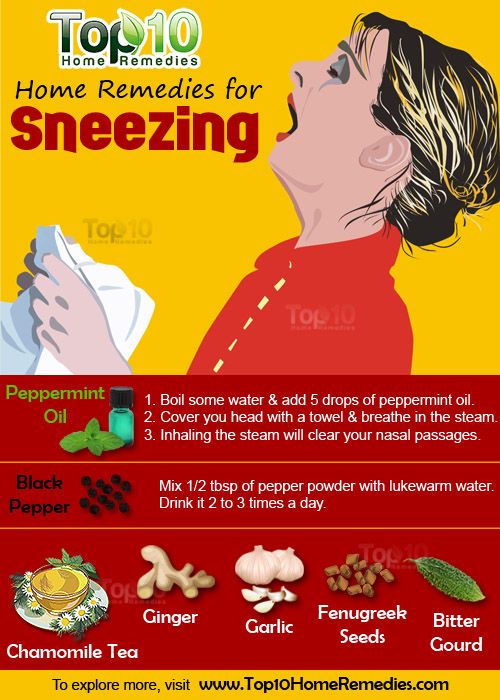 Remedios caseros para los estornudos